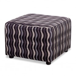 Premiere Ottoman 2 Black Pattern