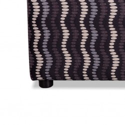 Premiere Ottoman 2 Black Pattern