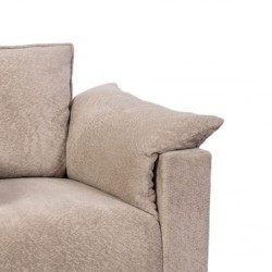 Vista 1 Seater In Beige Fabric