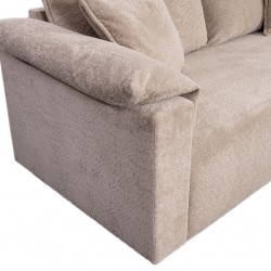 Vista 3 Seater In Beige Fabric