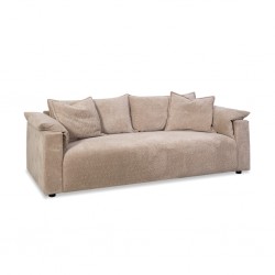 Vista 3 Seater In Beige Fabric