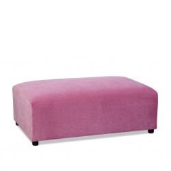 Vista Ottoman Fabric Pink