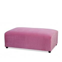 Vista Ottoman Fabric Pink