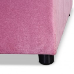 Vista Ottoman Fabric Pink
