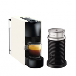 Nespresso Mini Essenza C30 White & Aero 3 Bundle 2YW Coffee Machine - 10094306