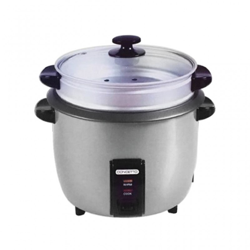 Concetto CRC280 2.8L Silver Rice Cooker + Steamer Concetto CRC280 2.8L Silver Rice Cooker + Steamer