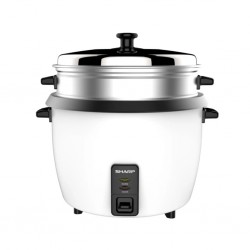 Sharp KS-H288S-W3 2.8L Rice Cooker + Steel Lid + Steamer