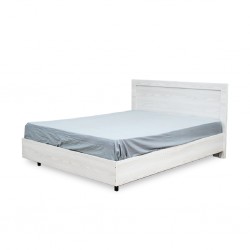 Emilia Bed 160x200 cm MDF Grey