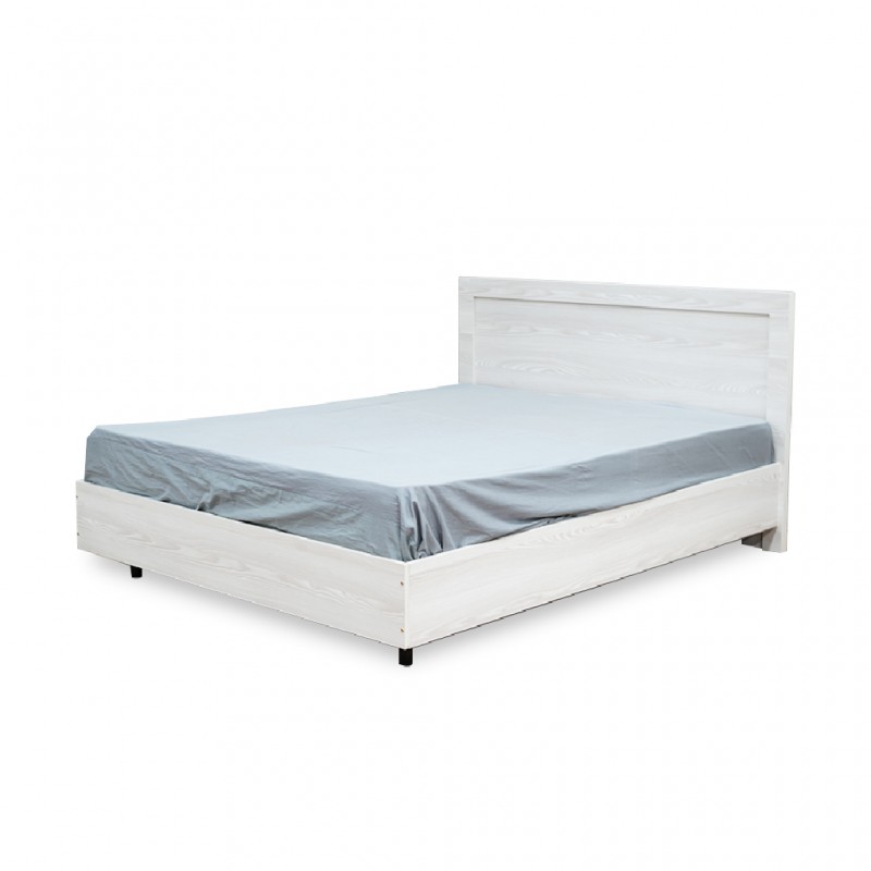 Emilia Bed 160x200 cm MDF Grey Emilia Bed 160x200 cm MDF Grey