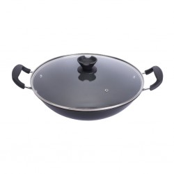 Mammouth MC-0933 36cm Wok With Glass Lid