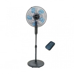 Air Monster S1663-R MP 16” Dual Blade Remote Stand Fan With Remote