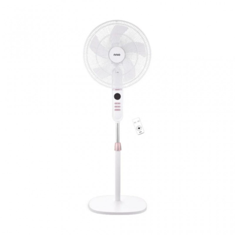 NNIO N1600DCSFR 16" White & Rose Gold DC Stand Fan With Remote NNIO N1600DCSFR 16" White & Rose Gold DC Stand Fan With Remote