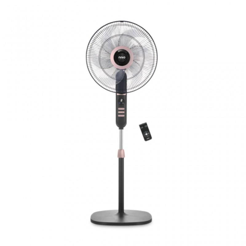 NNIO N1820SFR 18" Black & Rose Gold Stand Fan With Remote NNIO N1820SFR 18" Black & Rose Gold Stand Fan With Remote