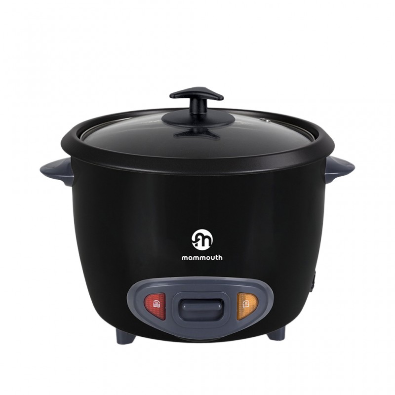 Mammouth RC180 1.8L Black Rice Cooker With Glass Lid Mammouth RC180 1.8L Black Rice Cooker With Glass Lid