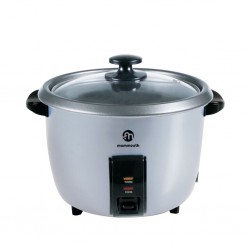 Mammouth MRC220 2.2L Silver Grey Rice Cooker With Glass Lid