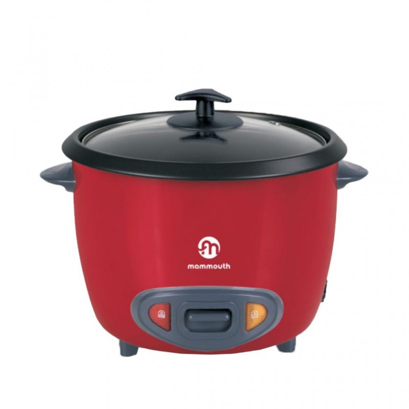 Mammouth MRCR280 2.8L Red Rice Cooker With Glass Lid Mammouth MRCR280 2.8L Red Rice Cooker With Glass Lid