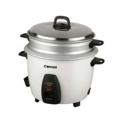 Cornell CRCCS102A 1L White Conventional Rice Cooker With Steam Tray