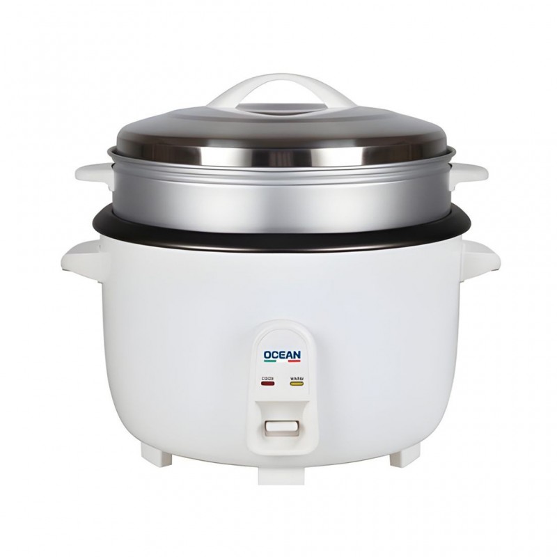 Ocean OCRCR 5620 WX 5.6L WH 2YW Rice Cooker With Steamer & S/Steel Lid Ocean OCRCR 5620 WX 5.6L WH 2YW Rice Cooker With Steamer & S/Steel Lid