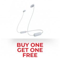 Sony Headphone White WI-C100/WZE & Free Sony Headphone White WI-C100/WZE