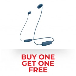 Sony Headphone Blue WI-C100/LZE & Free Sony Headphone Blue WI-C100/LZE