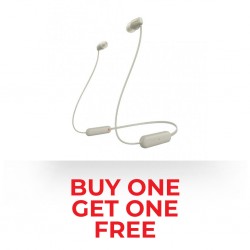 Sony Headphone Taupe WI-C100/CZE & Free Sony Headphone Taupe WI-C100/CZE