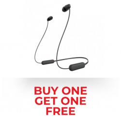 Sony Headphone Black WI-C100/BZE & Free Sony Headphone Black WI-C100/BZE