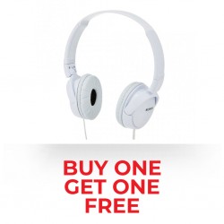 Sony Headphone White MDR-ZX110APWZE & Free Sony Headphone White MDR-ZX110APWZE