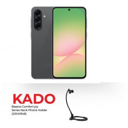 Samsung Galaxy A56 5G (8GB+256GB) Black & Free Baseus Comfort Joy Series Neck Phone Holder Black