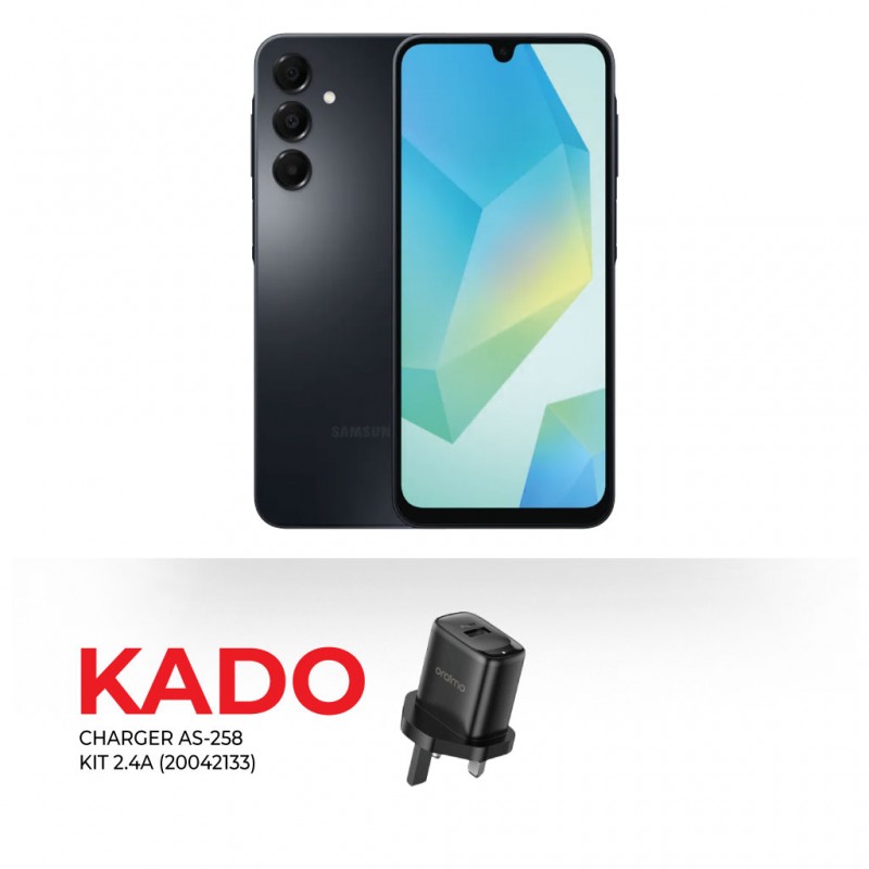 Samsung Galaxy A16 Black & Free CHARGER AS-258 KIT 2.4A