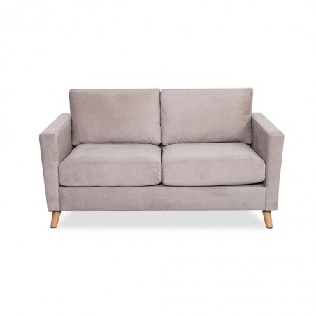 Oliver Sofa 2 Seater In Beige Fabric