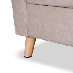 Oliver 1 Str Fabric Beige
