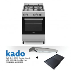 Defy DGS602 Cooker & Free Defy DCH60SS Cooker Hood + Defy AGP 2001 CB Griddle Pan