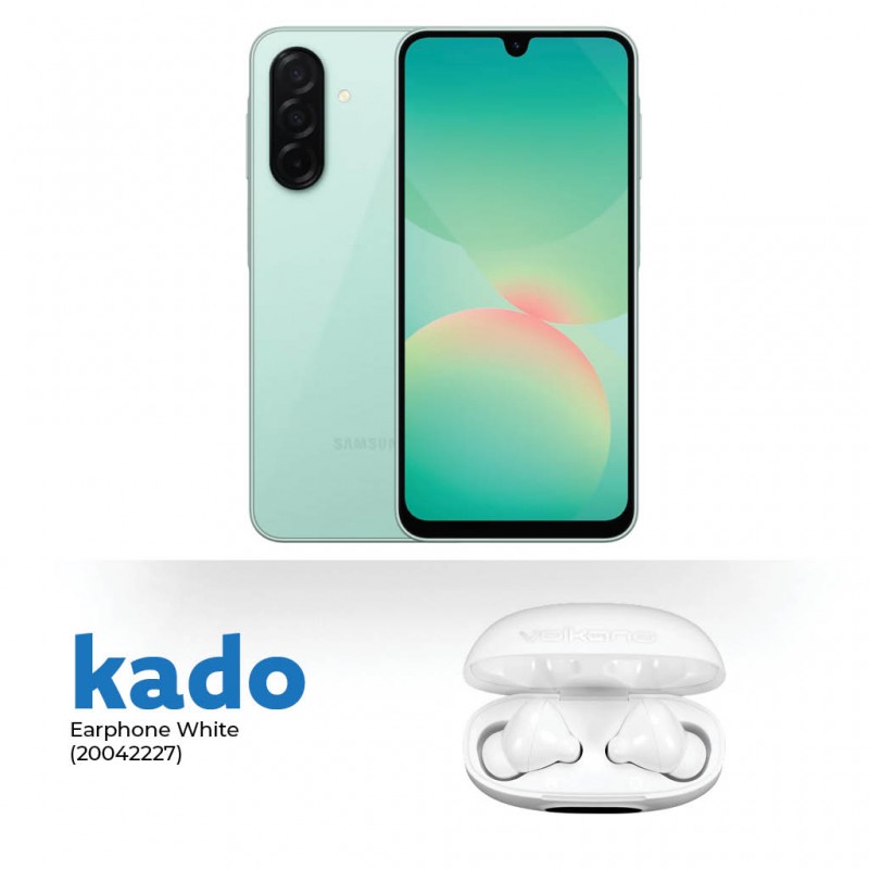Samsung Galaxy A26 5G(6GB+128GB) Light Green & Free Volkano Yeti Series Tws Earphone