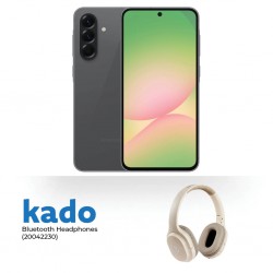 Samsung Galaxy A56 5G (8GB+256GB) Black & Free Volkano Pebble Series Bluetooth Headphones Khaki