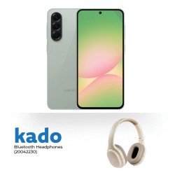 Samsung Galaxy A56 5G (8GB+256GB) Green & Free Volkano Pebble Series Bluetooth Headphones Khaki