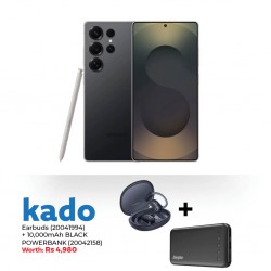 Samsung Galaxy S25 Ultra Titanium Black & Free Baseus Eli Sport 1 Open-Ear Tws Earbuds + ENERGIZER 10,000mAh POWERBANK