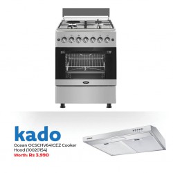 Xper XP6TX31E3 Cooker & Free Ocean OCSCHV64ICEZ Cooker Hood