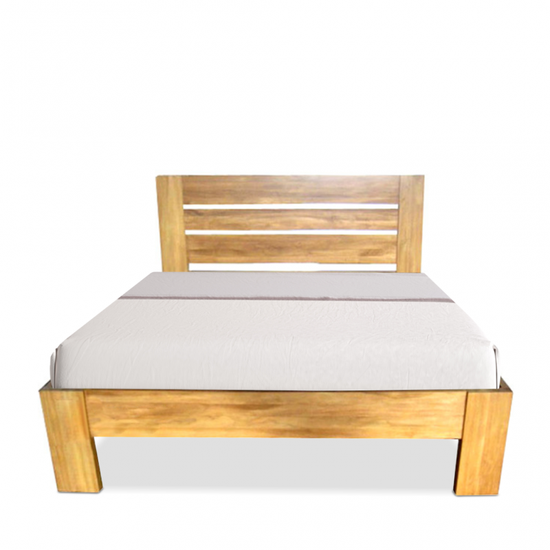Milan Bedroom Bed Frame Natural Teak Milan Bedroom Bed Frame Natural Teak