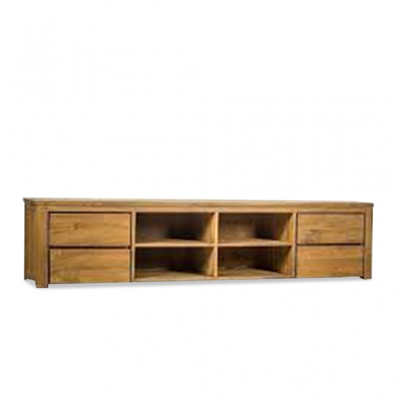 Credenza Low TV Stand Natural Teak Credenza Low TV Stand Natural Teak