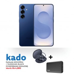 Samsung Galaxy S25 Dark Blue & Free Baseus Eli Sport 1 Open-Ear Tws Earbuds + ENERGIZER 10,000mAh POWERBANK
