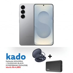 Samsung Galaxy S25 Silver & Free Baseus Eli Sport 1 Open-Ear Tws Earbuds + ENERGIZER 10,000mAh POWERBANK BLACK