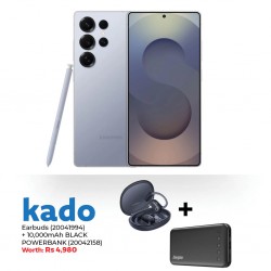Samsung Galaxy S25 Ultra Titanium Silverblue & Free Baseus Eli Sport 1 Open-Ear Tws Earbuds + ENERGIZER 10,000mAh POWERBANK
