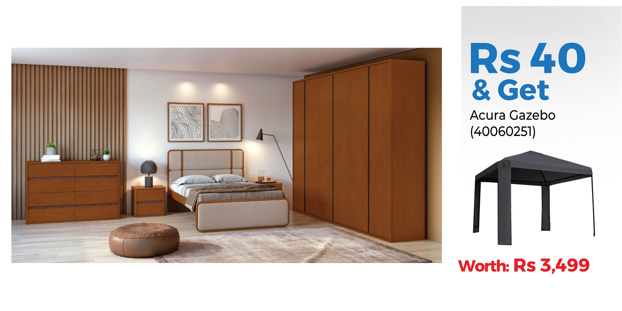 Leder Bedroom Set 160x200 cm Frassino Color & Get Acura Gazebo Grey Fabrics & Black Frame Leder Bedroom Set 160x200 cm Frassino Color & Get Acura Gazebo Grey Fabrics & Black Frame
