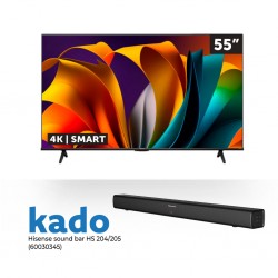 Hisense 55A6N 55" 4K Smart Led TV & Free Hisense HS204 Sound bar 2.0 CH