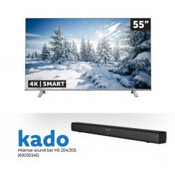 Toshiba 55C350KE 55” 4K Smart TV and Free Hisense HS204 Sound bar 2.0 CH