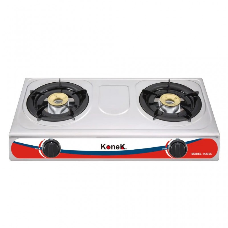 Konek K205C Double Gas Stove Konek K205C Double Gas Stove