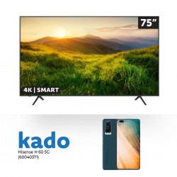 Hisense 75A6H 75'' 4K Smart TV & Free Hisense mobile H60 5G