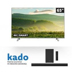 Toshiba 65C350LN 65" 4K smart LED TV and Free Hisense HS 2100 Sound bar