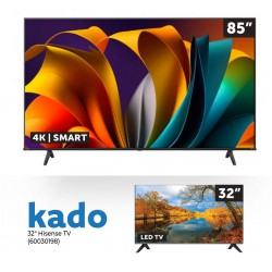 Hisense 85A6NQ 85” 4K smart Led Tv & Free 32" Hisense TV