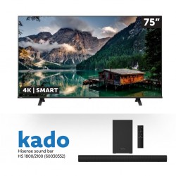 Toshiba 75C350NN 75" 4k SMART Led Tv & Free Hisense HS 2100 Sound bar